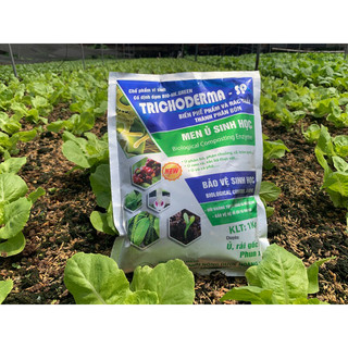 Nấm đối kháng Trichoderma Ủ phân bón hữu cơ rắc gốc cải tạo đất tăng vi sinh phòng nấm cây trồng gói 1kg