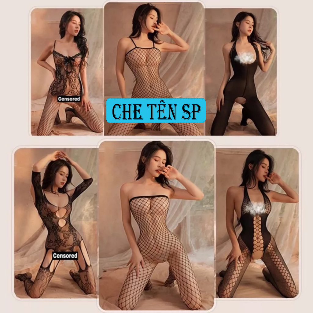 Đồ ngủ cosplay sexy lưới xuyên thấu - bodysuit gợi cảm B87