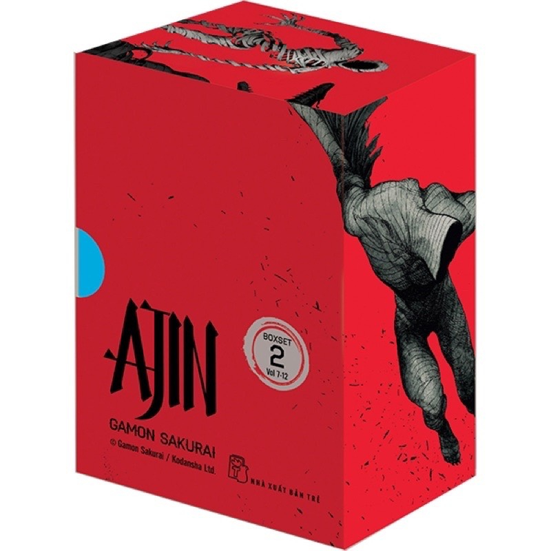 Sách - Ajin - Boxset số 2 (Tập 7 - Tập 12) - Tặng Kèm Bookmark 3D - XBT
