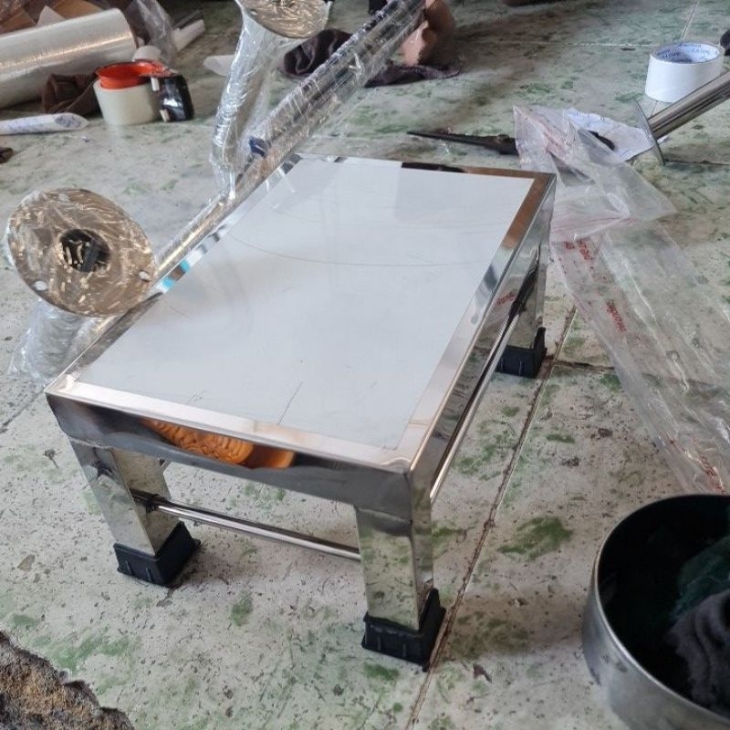 Ghế ngồi thấp cao 15cm dành cho người già ngồi tắm , giặt giũ quần áo , nấu cơm , rửa chén ,, inox 201 và inox 304