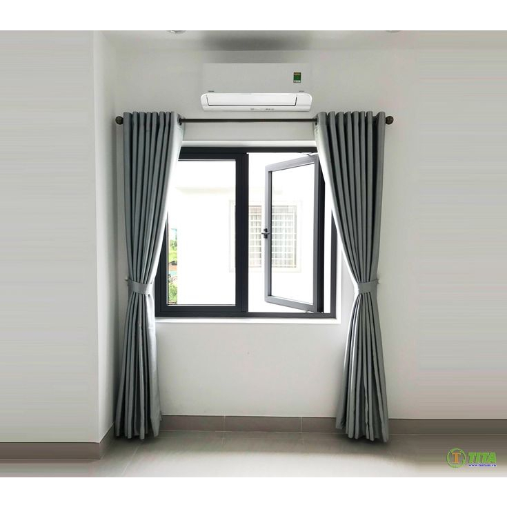 Rèm cửa Sổ xám trắng chống nắng cực tốt 🔆, sang trọng, nhiều kích cỡ, hoạ tiết - Rèm Cửa Thanh Minh | BigBuy360 - bigbuy360.vn