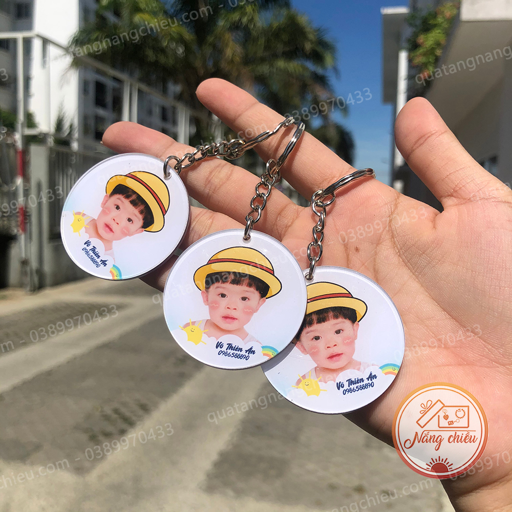 Móc khóa Mica in hình các dáng LOGO theo yêu cầu - Quảng bá thương hiệu của bạn - Giá giảm theo số lượng
