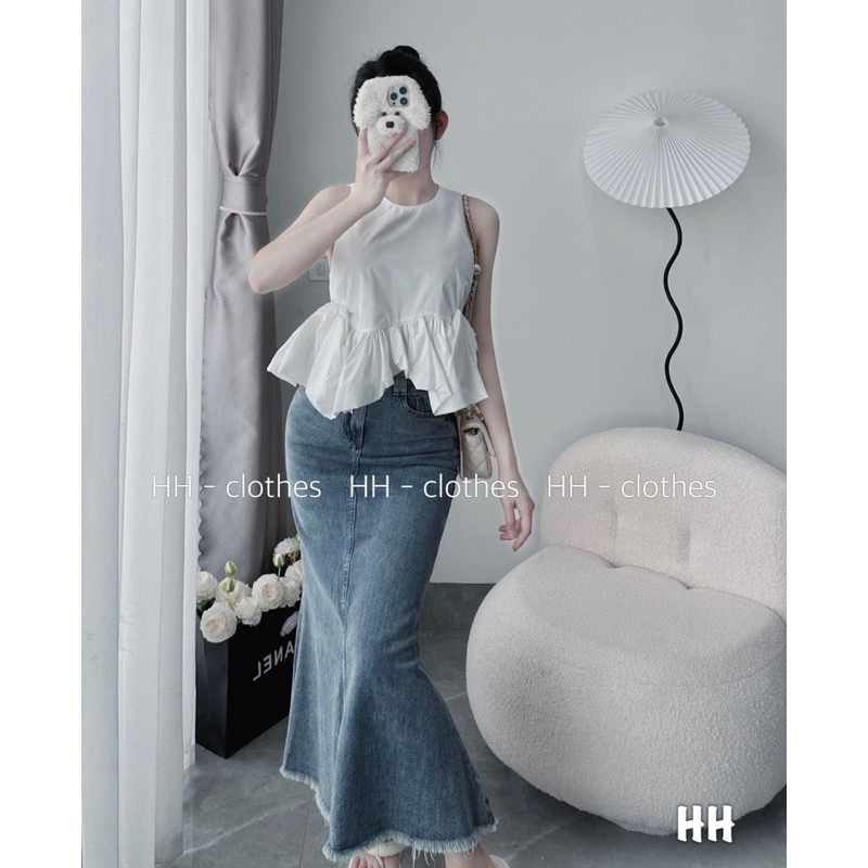 ÁO KIỂU SÁT NÁCH THÔ BÈO GẤU ĐIỆU ĐÀ CHẤT ĐẸP MS20168