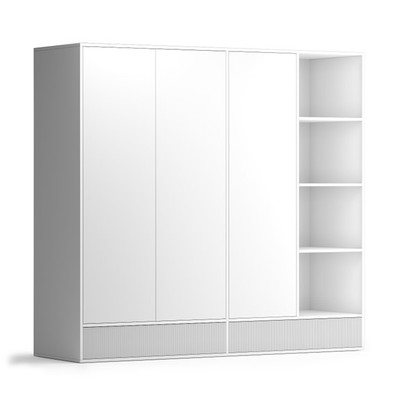 VERTICA, Tủ quần áo WAR_094, 194x59x180cm,  Scandi Home