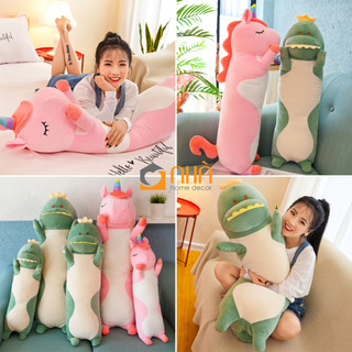 Gối ôm hình khủng long , thỏ đứng siêu mềm mịn