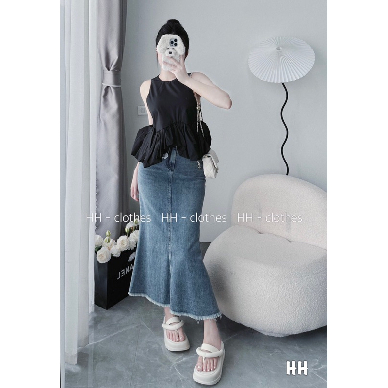 ÁO KIỂU SÁT NÁCH THÔ BÈO GẤU ĐIỆU ĐÀ CHẤT ĐẸP MS20168