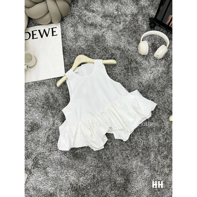 ÁO KIỂU SÁT NÁCH THÔ BÈO GẤU ĐIỆU ĐÀ CHẤT ĐẸP MS20168