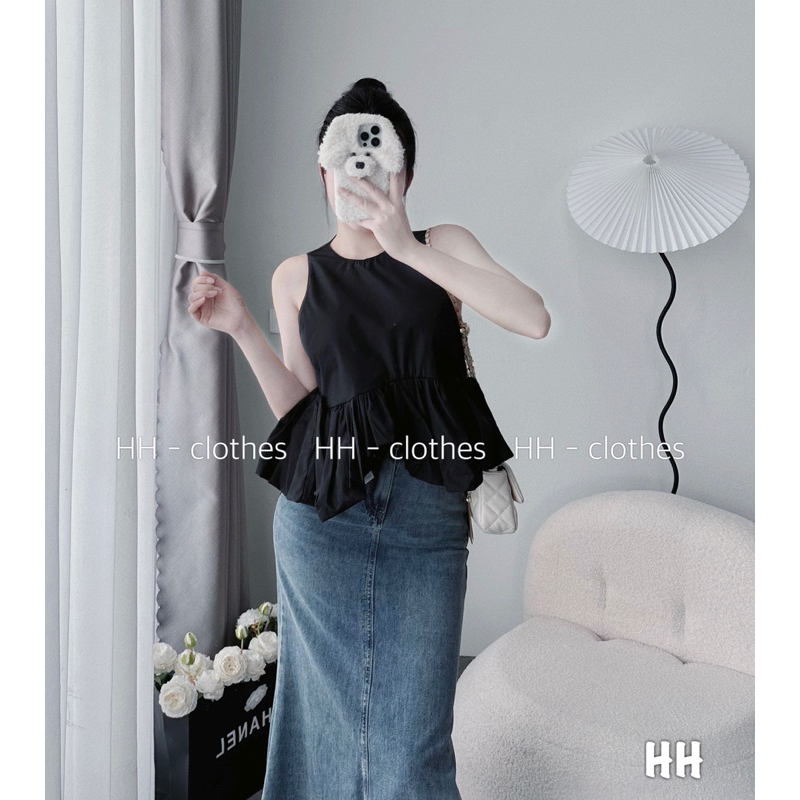 ÁO KIỂU SÁT NÁCH THÔ BÈO GẤU ĐIỆU ĐÀ CHẤT ĐẸP MS20168