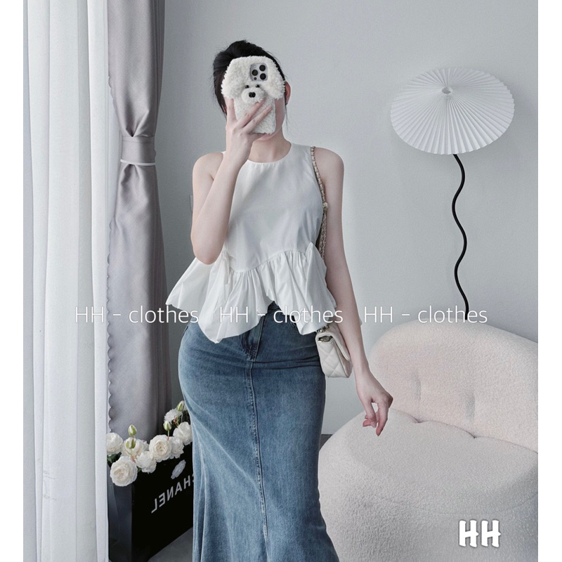 ÁO KIỂU SÁT NÁCH THÔ BÈO GẤU ĐIỆU ĐÀ CHẤT ĐẸP MS20168