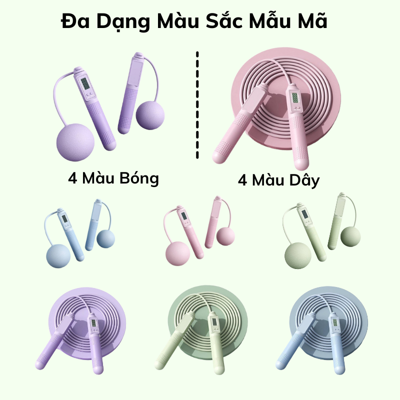 Dây Nhảy Nami Tập Thể Dục Có Bóng Đếm Số Thông Minh