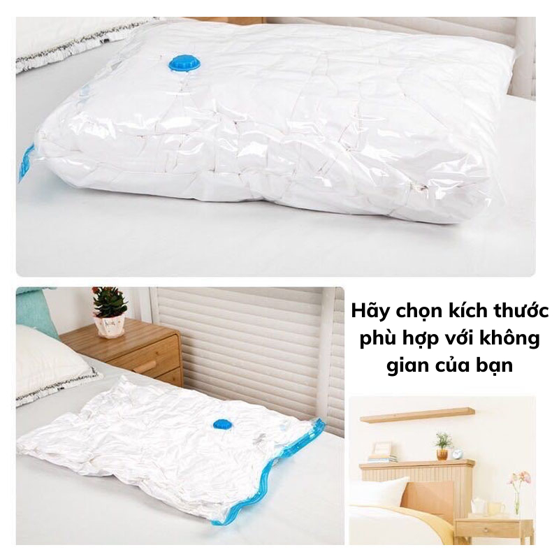 Túi Đựng Quần Áo Nami Hút Chân Không Có Khóa Zip