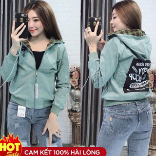 ÁO KHOÁC NỮ CHẤT LIỆU DÙ 2 LỚP