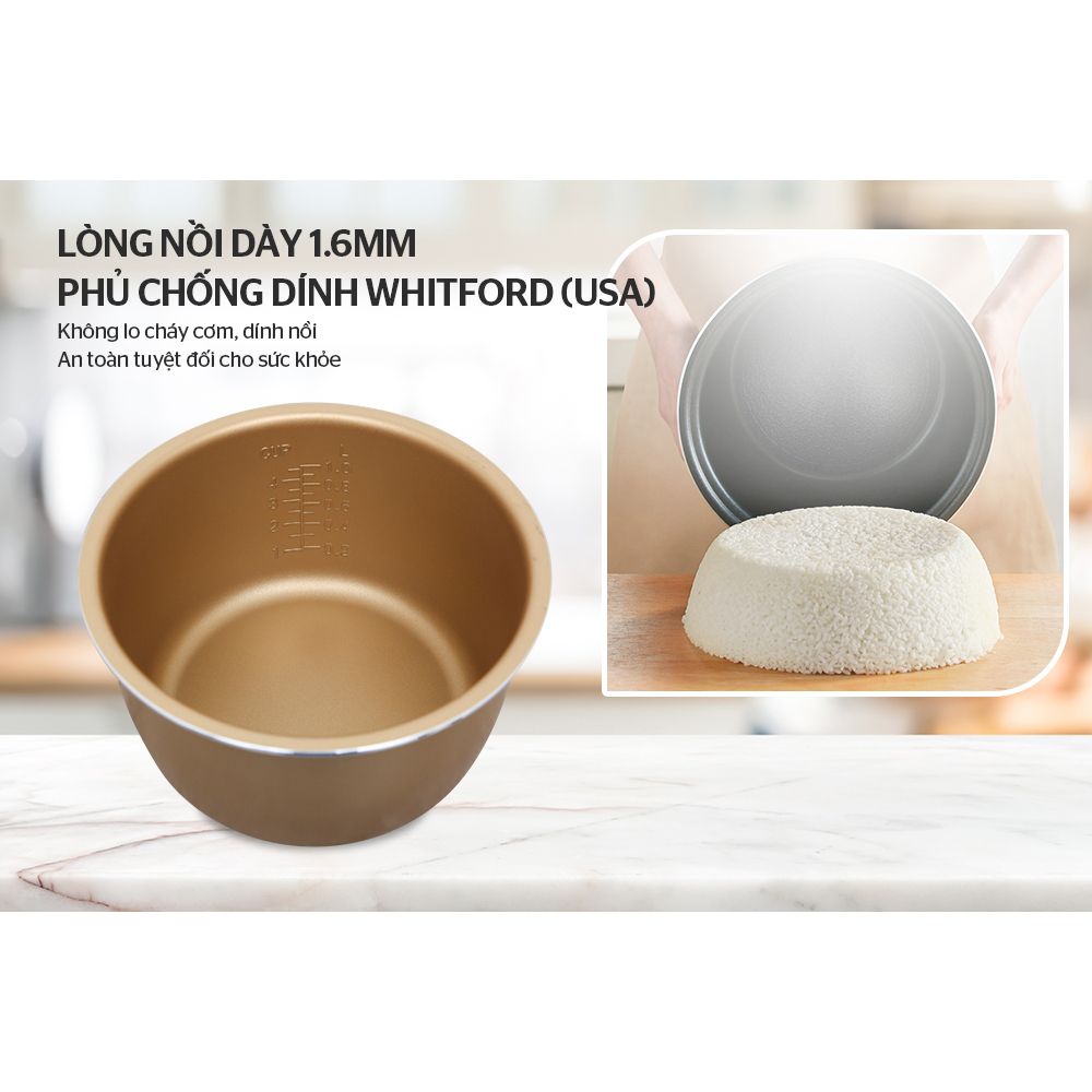 Nồi cơm điện 1l Sunhouse SHD8208C