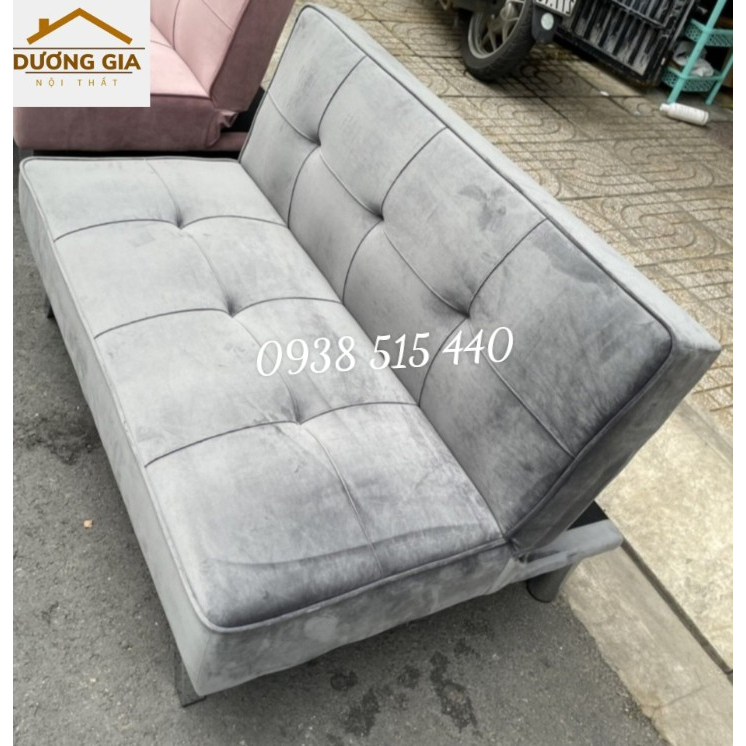 Ghế sofa xám nhung lông chuột siêu xịn để phòng khách, phòng ngủ giá rẻ