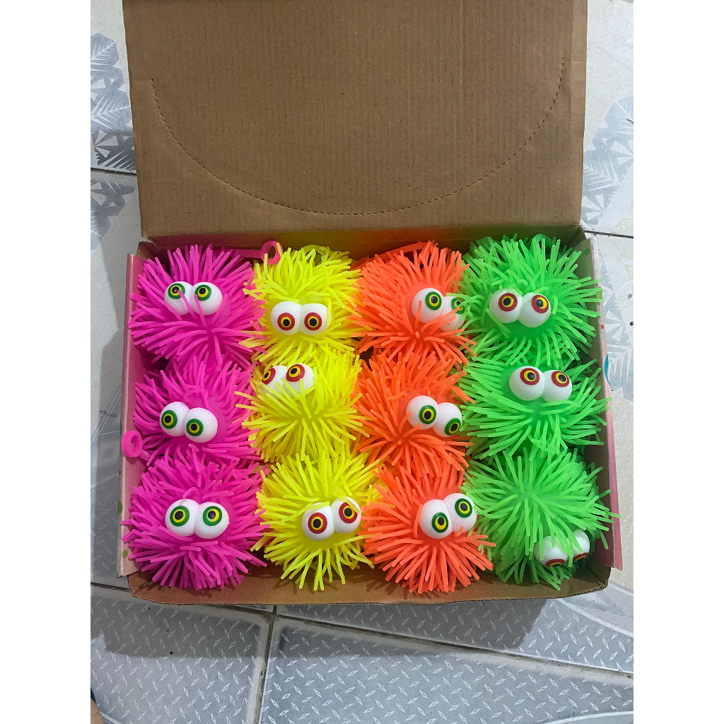 Bóng đồ chơi, Đồ Chơi Con Nhím Silicon Phát Sáng Quả Chôm Chôm Phát sáng Con Sida bóng ném giá LỖ BÁN CHO VUI