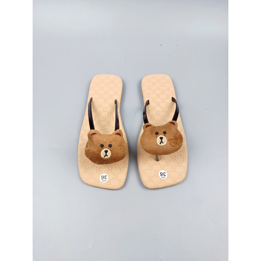 Dép kẹp lót mềm hình gấu