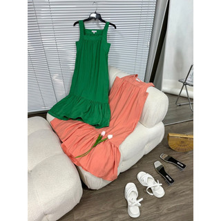 Đầm midi đũi tơ