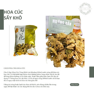 Túi 200gram hoa cúc sấy khô