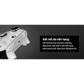 Tay cầm chơi game: Xbox Elite 2 Wireless Controller Core (White)