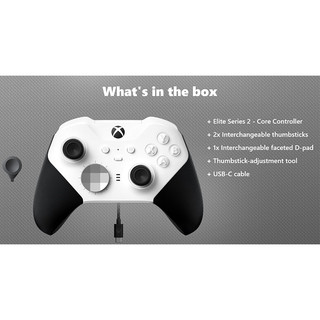 Tay cầm chơi game: Xbox Elite 2 Wireless Controller Core (White)