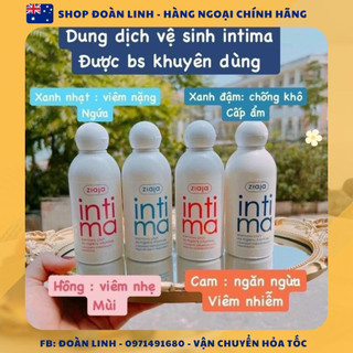 Dung dịch vệ sinh phụ nữ intima ziaja 200ml, 500ml, date xa, dung dịch vệ sinh phụ nữ ddvs intima ziaja, ba lan
