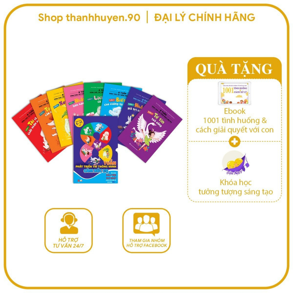 Bộ 8 tuần đánh thức trí thông minh cảm xúc ( eq)