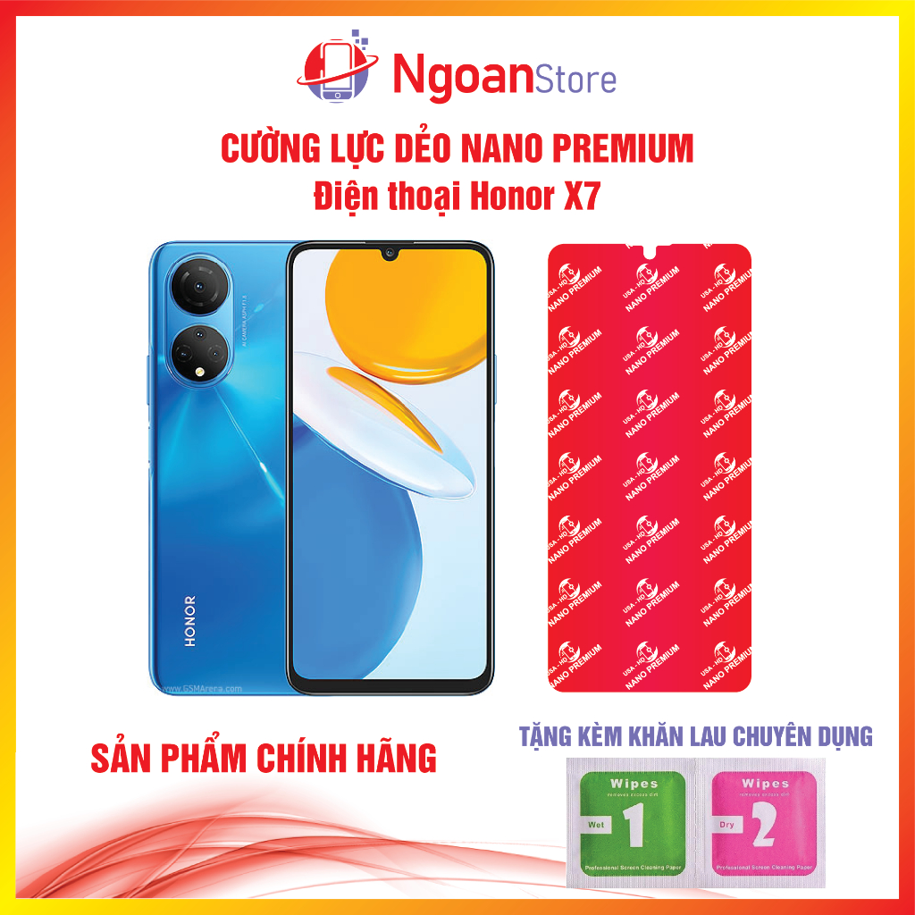 Cường lực dẻo Nano cho Điện thoại Honor X7 - Ngoan Store