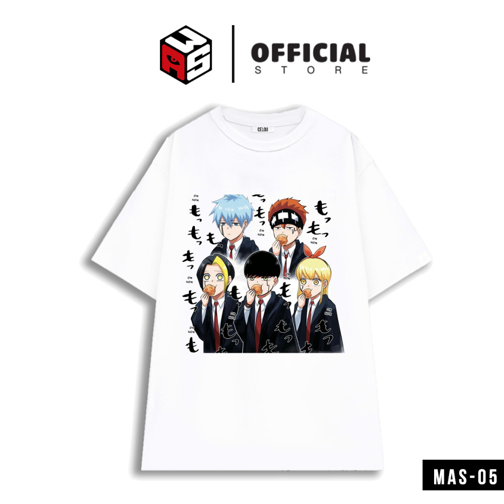 Áo thun Mashle: magic and muscles, áo thun anime tay lỡ in hình mashle thun cotton thoáng mát