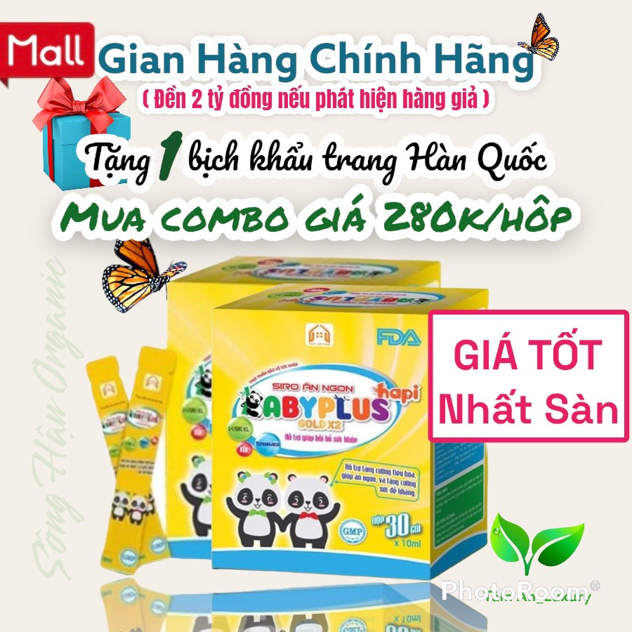 ✅Giúp Bé Hết Biếng Ăn,Hết Táo Bón,Tăng Cân,Tăng Đề Kháng - Babyplus Siro ăn ngon cho bé