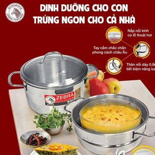 Bộ nồi xửng inox infinity nắp kính 6.2l - 163640