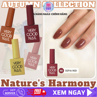Sơn gel cao cấp Very Good Nail chính hãng Hàn Quốc : Tách lẻ màu Bộ sưu tập Thu Đông 2020 Nature Harmony