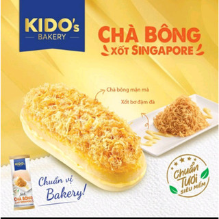 Combo 5 bánh mì tươi kido chà bông_gà nướng_takoyaki