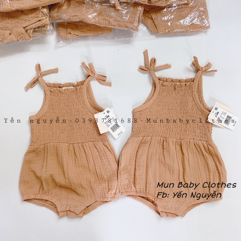Đồ bộ liền thân chất xô đũi xuất dư cho bé gái ( ảnh shop chụp thật)