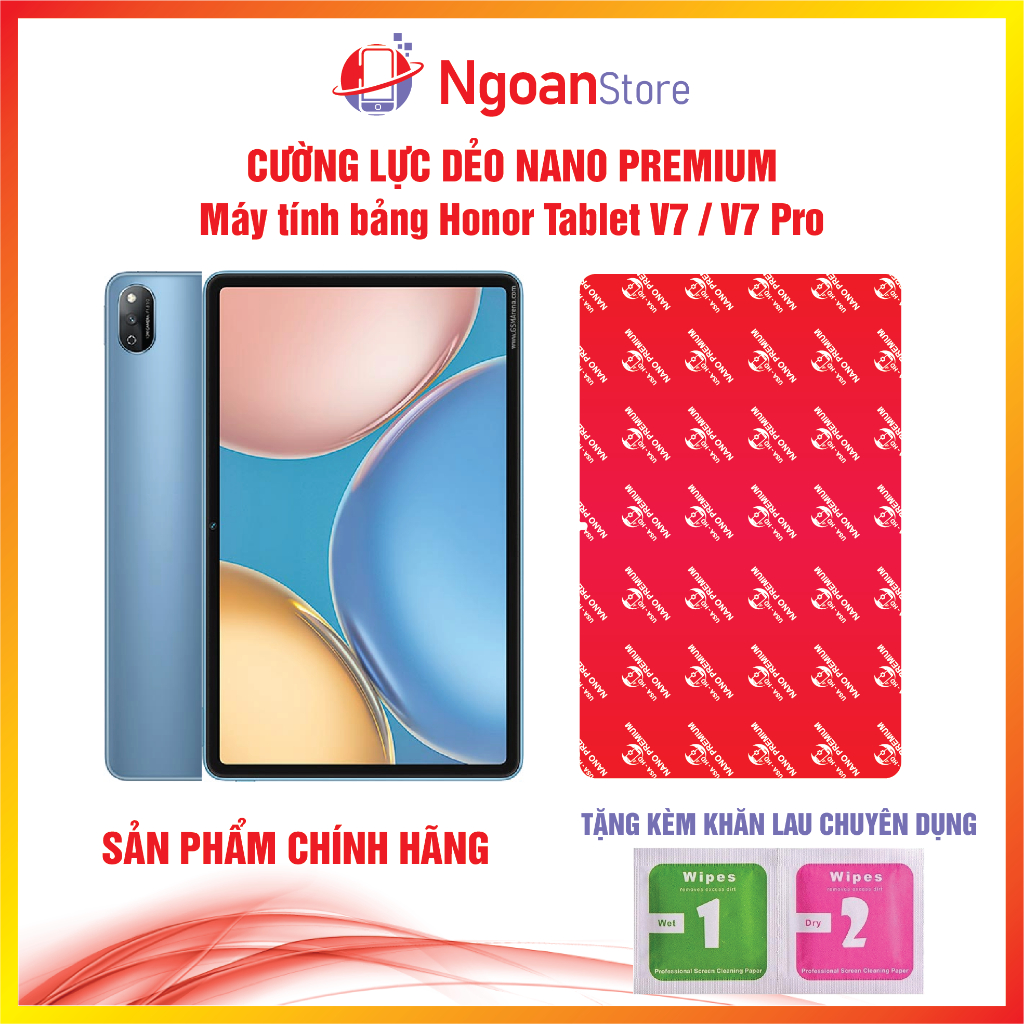 Cường lực dẻo Nano cho Máy tính bảng Honor Tablet V7 / V7 Pro - Ngoan Store
