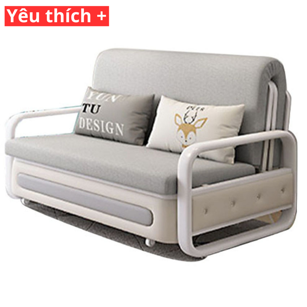 Sofa Giường Thông Minh - Ghế Sofa Đa Năng - Ghế Gấp - Giường Xếp Gấp Gọn Tặng Kèm Gối 2 Gối Trị Giá 500k