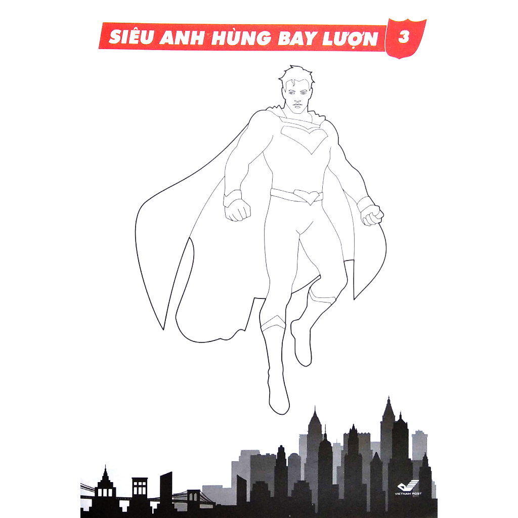 Sách - Tô Màu Các Siêu Anh Hùng: Lực Sĩ - Bay Lượn - Tốc Độ  -