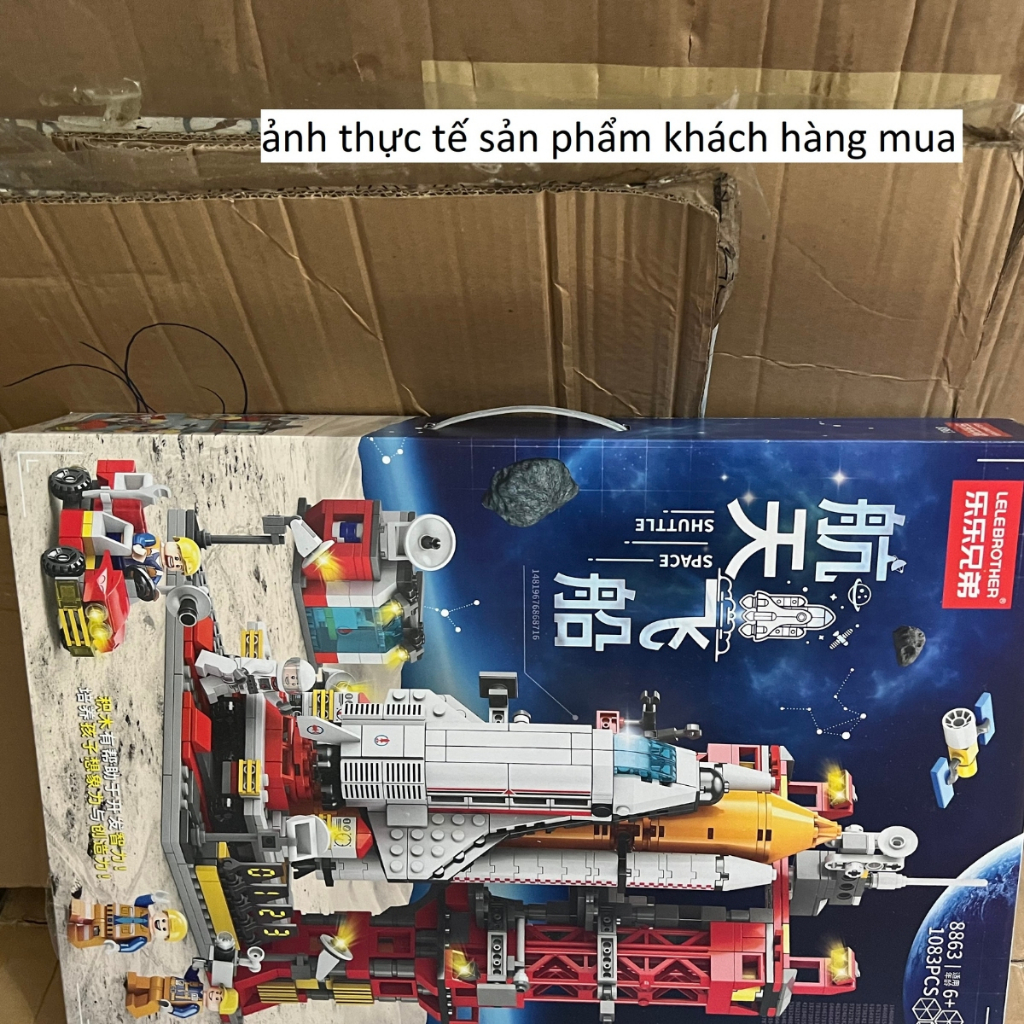 Đồ chơi Lego 1093pcs lắp ráp mô hình tàu vũ trụ không gian, đồ chơi xếp hình lego size to,đồ chơi trẻ em thông minh