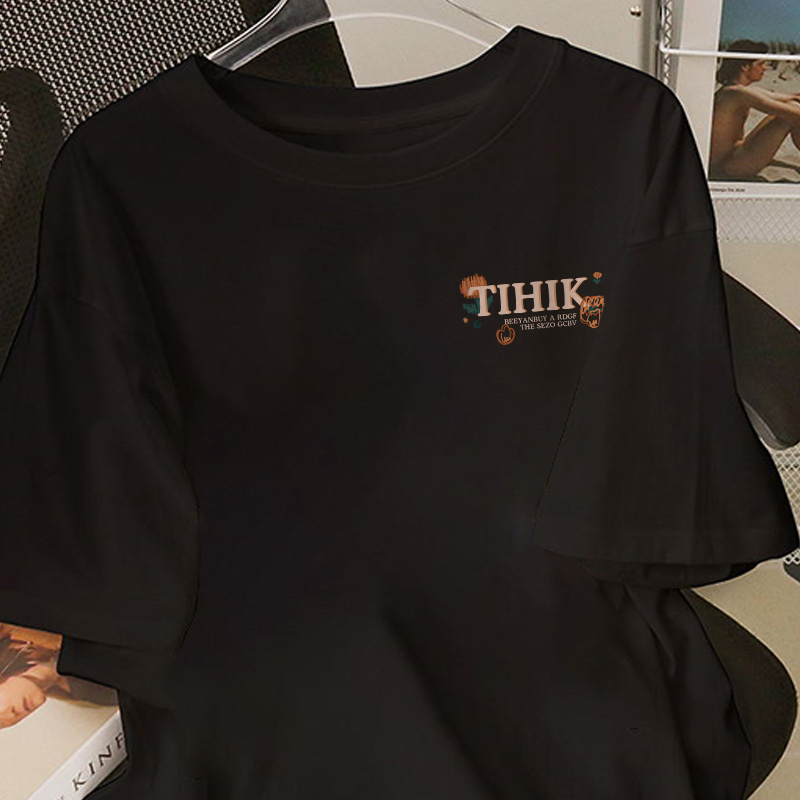 SALMO áo thun nữ trắng cổ tròn basic áo phông local brand unisex vintage 100%Cotton