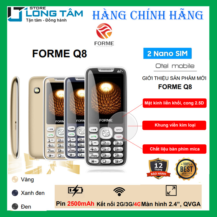 Điện thoại di động Forme Q8  - Hàng chính hãng