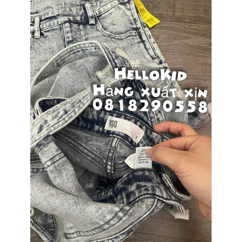 Yếm Jean mài bé gái RSQ