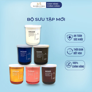 Bộ sưu tập nến thơm cao cấp manor candle, size 8oz