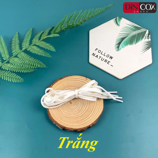 Dây Giày Dẹp Trắng DINCOX