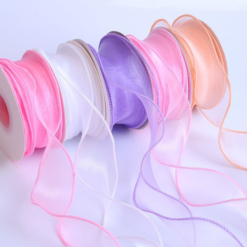 Cuộn ruy băng voan bản 4cm