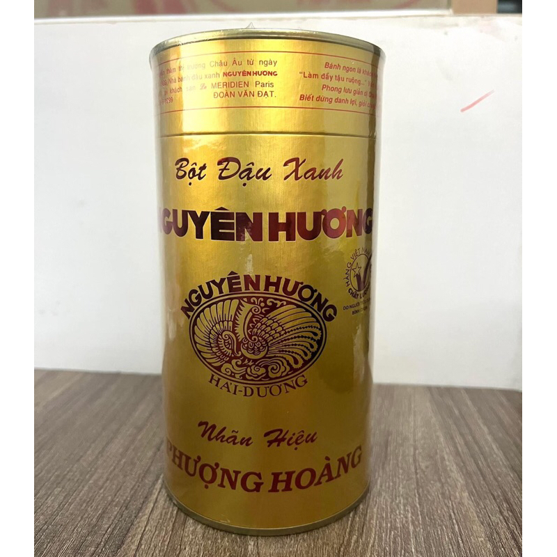 Hộp 1kg bột đậu xanh Nguyên Hương không đường