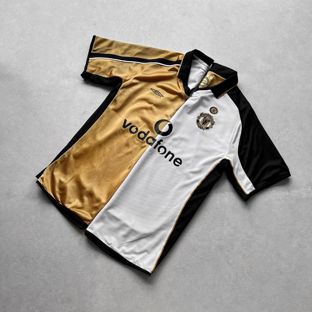Áo thi đấu Retro MU với thiết kể ĐỘC LẠ mang được 2 mặt phiên bản kỷ niệm 100 năm - BOMBSHOP [JSY27]