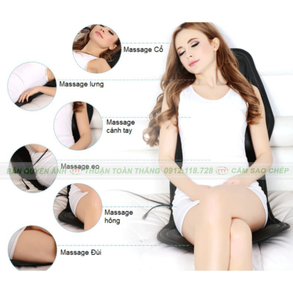 Đệm massage toàn thân để được trên xe ô tô
