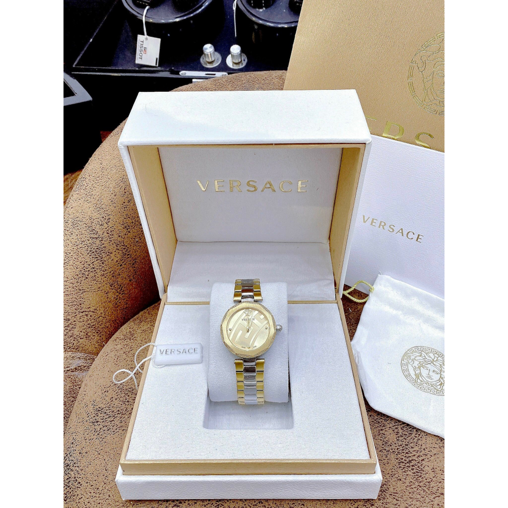 Đồng hồ nữ V€RS@C€ Lydia Ladies Watch, Size 35mm, dây thép không gỉ, Full box, Luxury diamond watch