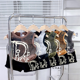 Bộ loang dior dập nổi cho bé trai cotton đẹp 14-20kg