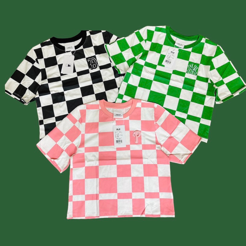 Áo thun nữ MLB croptop thêu logo xịn xò