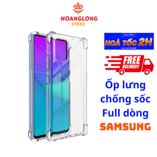 Ốp lưng SamSung Galaxy, Ốp lưng dẻo trong suốt chống sốc  A03S, A12, A52, A72, A32, Note 20 Ultra, S21, S21 Plus, A03 ..